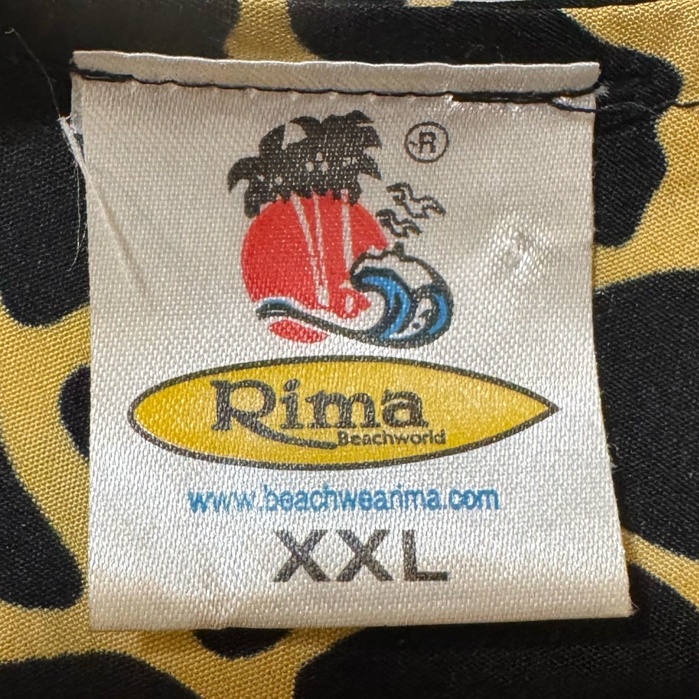 Rima Imar Black and Gold Animal Print Dress - Picture 4 of 4